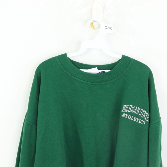 90s Mens Large Michigan State Athletics Sweatshirt - Picture 2 of 8